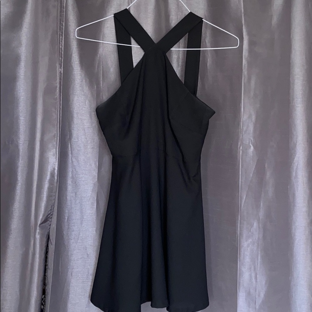 Black cocktail dress